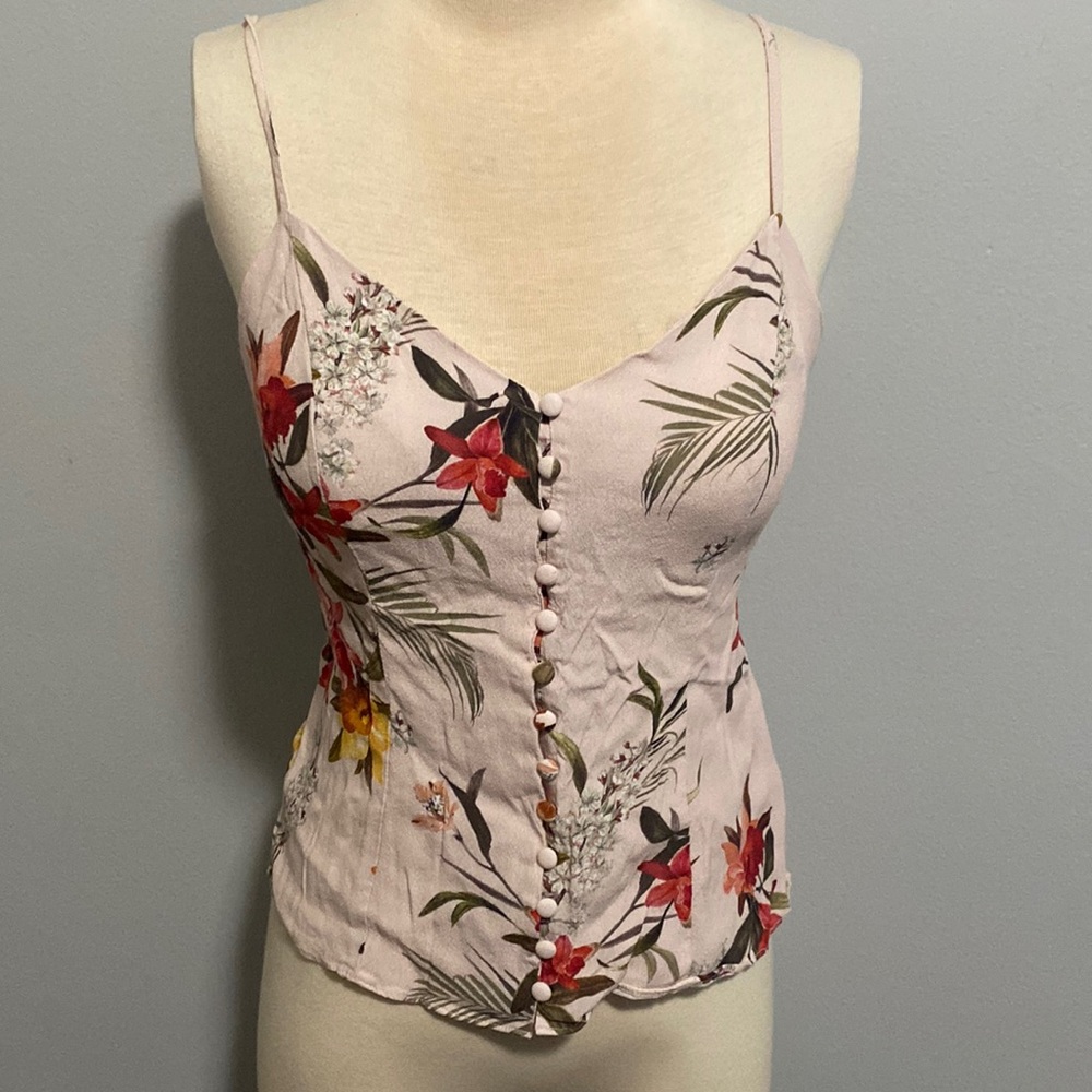 Ever New Melbourne floral print dressy tank top